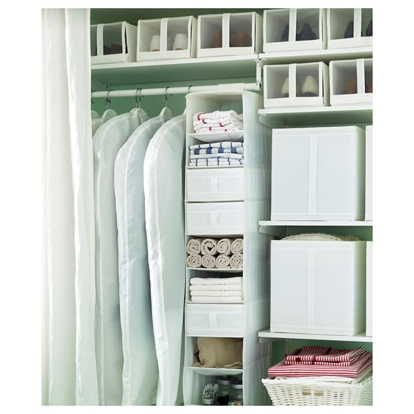 SKUBB clothes cover, set of 3, white