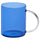 SKUGGSTUBB mug, light blue/glass, 41 cl