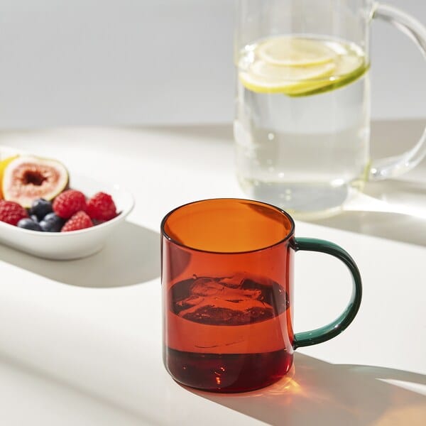 Ikea SKUGGSTUBB - Cup, various colours brown/green,41 cl