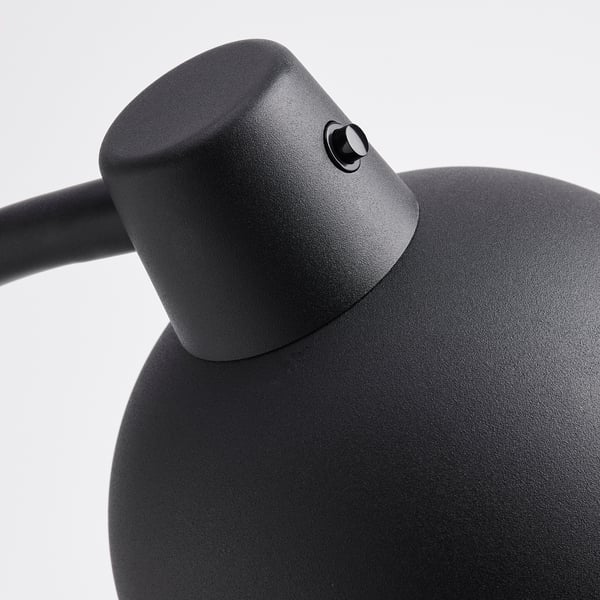 SKURUP clamp spotlight, black, 15.6 cm