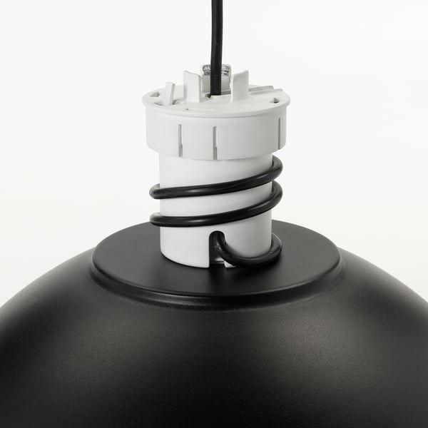 SKURUP pendant lamp, black, 38 cm
