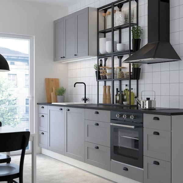 Ikea SKYDRAG LED lum bar underneath/guardar/sens, adjustable light intensity anthracite, 40 cm