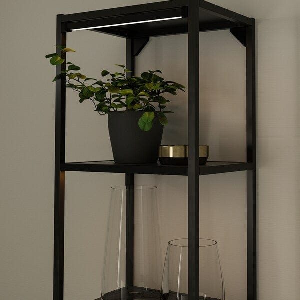 Ikea SKYDRAG LED lum bar underneath/guardar/sens, adjustable light intensity anthracite, 60 cm