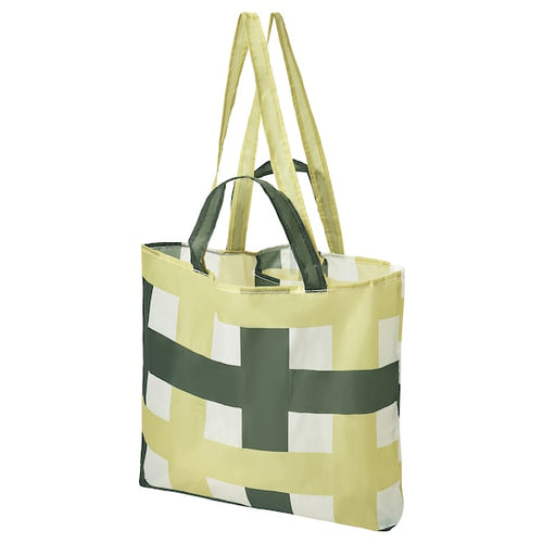 SKYNKE - Carrier bag, white/multicolour, 45x36 cm