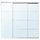 SKYTTA / AULI - SKYTTA / AULI Sliding door combination, aluminium/mirror glass, 251x240 cm