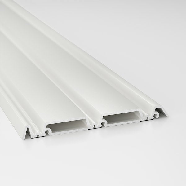 SKYTTA - Rail for sliding door frame, 3 tracks white