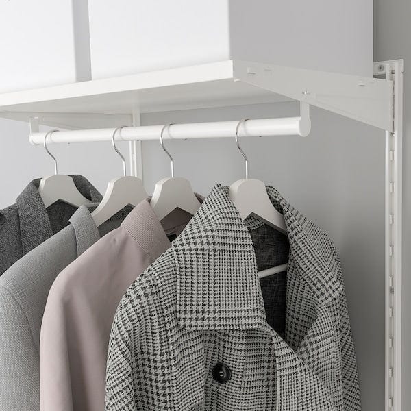 Ikea SKYTTA / BOAXEL - Reach-in wardrobe with sliding door, black double sided/Mehamn dark grey, 177x65x240 cm