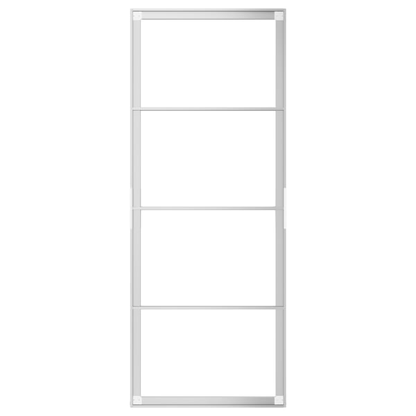 SKYTTA - SKYTTA Sliding door frame, aluminium, 77x196 cm