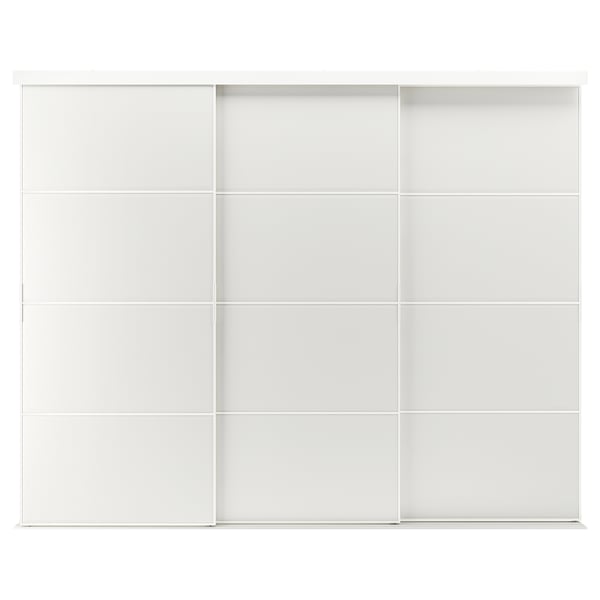 SKYTTA / TJÖRHOM sliding door combination, white/white