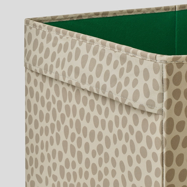 SLÄKT - Box, beige, 55x33x33 cm