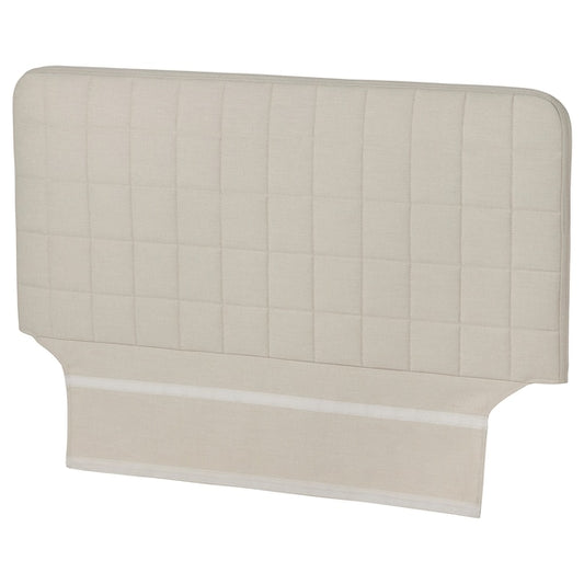 SLÄKT - Headboard with Lining, Vissle beige