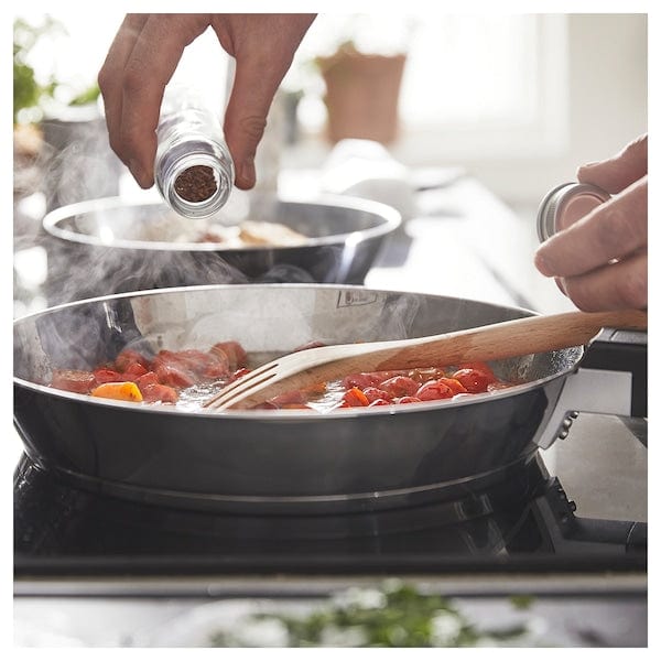 Ikea SLÄTROCKA - Cookware kit with detachable handle, stainless steel