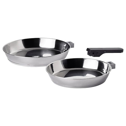 Ikea SLÄTROCKA - Cookware with removable handle, stainless steel pan