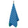 SLÅNHÖSTMAL - SLÅNHÖSTMAL Hand towel, bright blue/light blue striped, 50x100 cm