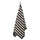 SLÅNHÖSTMAL - SLÅNHÖSTMAL Hand towel, black/light beige striped, 50x100 cm