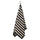 SLÅNHÖSTMAL hand towel, black/light beige striped, 50x100 cm