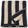 SLÅNHÖSTMAL - SLÅNHÖSTMAL Bath sheet, black/light beige striped, 100x150 cm