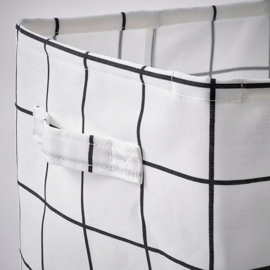 SLÅTTERVALL storage basket, textile, 32x35x32 cm