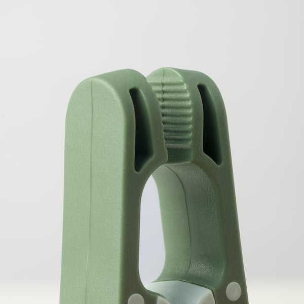 SLIBB clothes peg, green, 8 pack