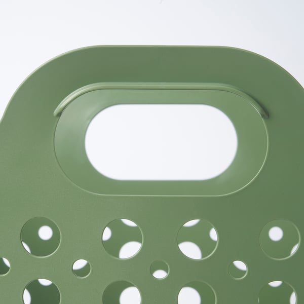 SLIBB flexible laundry basket, green, 24 l