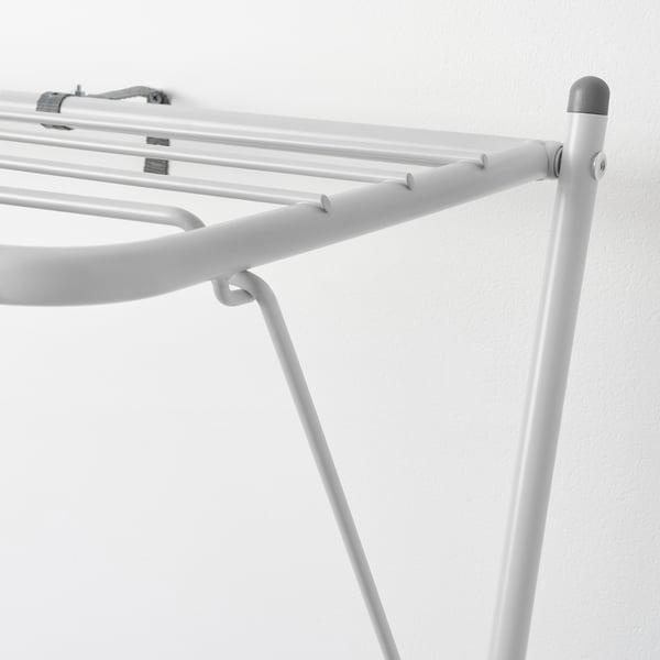 SLIBB drying rack, 2 levels, grey, 78x46x185 cm
