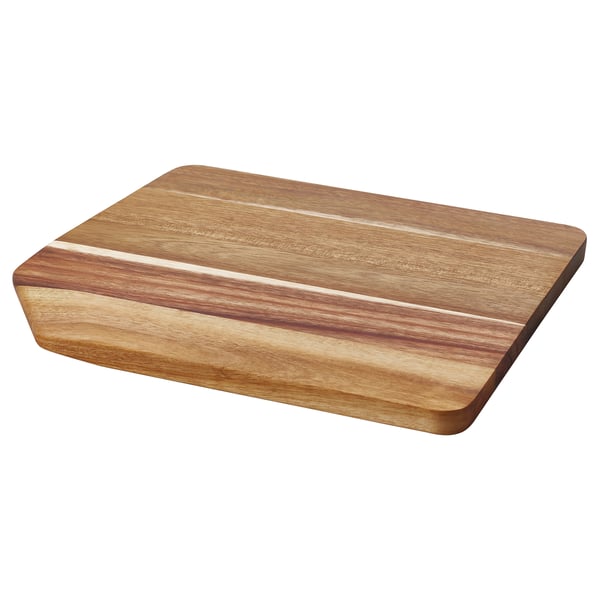 SMÅÄTA chopping board, acacia, 28x22 cm