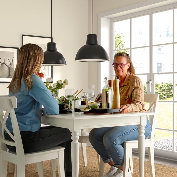 SMÅÄTA lazy Susan, acacia veneer, 42 cm
