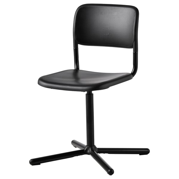 SMÄLLEN swivel chair, black, 65 cm