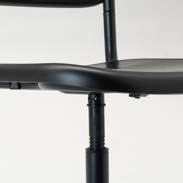 SMÄLLEN swivel chair, black, 65 cm