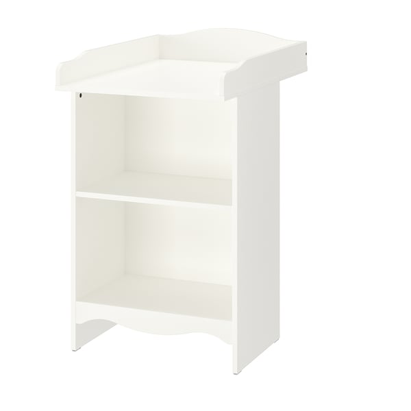 SMÅGÖRA changing table/bookshelf, white, 60 cm