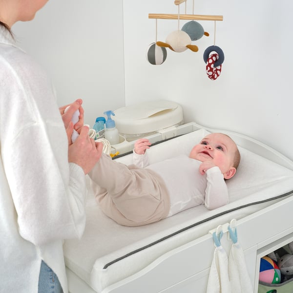 SMÅGÖRA - Changing table/bookcase with 1 shelf, white