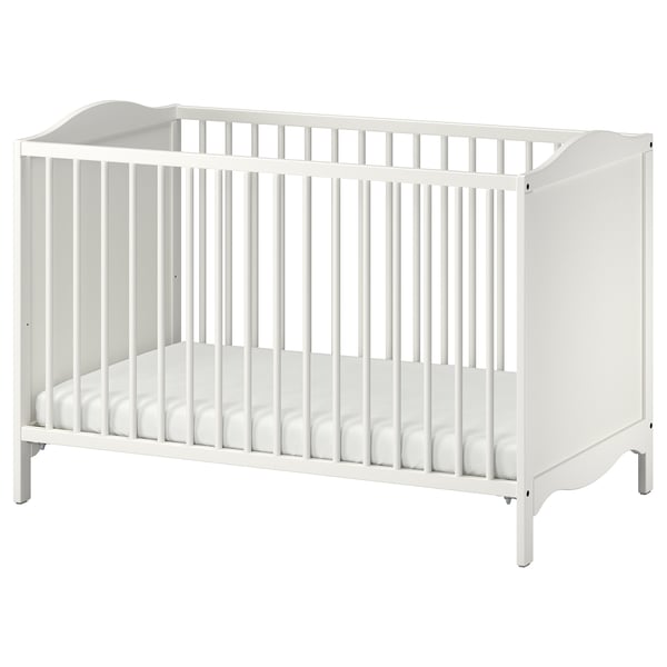 SMÅGÖRA cot, white, 60x120 cm