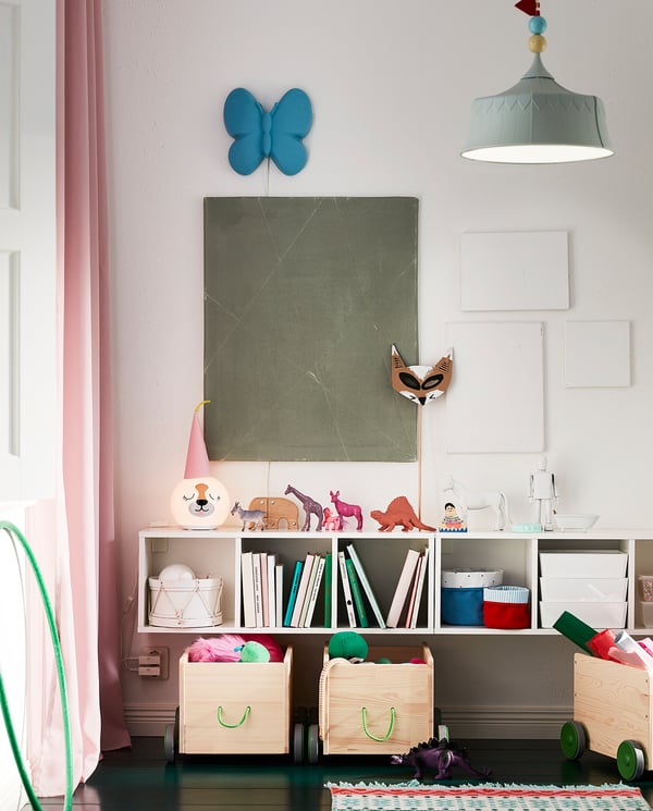 SMÅGÖRA shelf unit, white, 29x88 cm