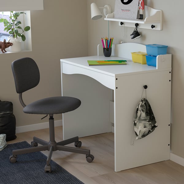 SMÅGÖRA desk, white, 93x51 cm