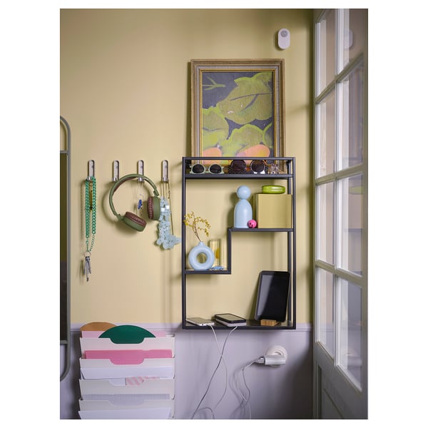 SMÅHAGEL 3-port USB charger, white, 7x9x3 cm