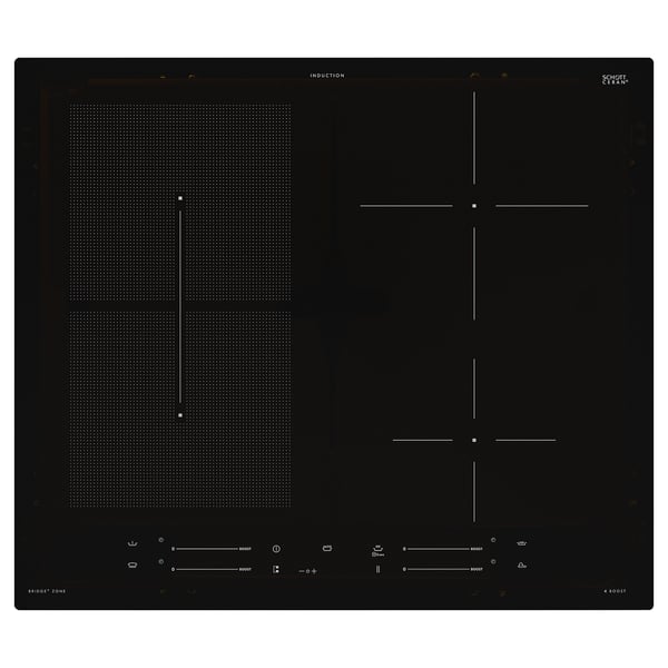 SMAKLIG induction hob, IKEA 500 black, 59 cm