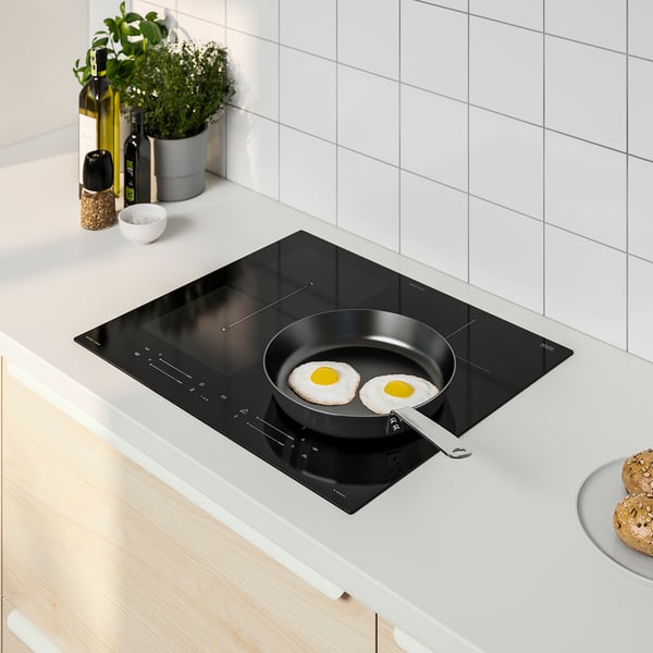 SMAKLIG induction hob, IKEA 500 black, 59 cm