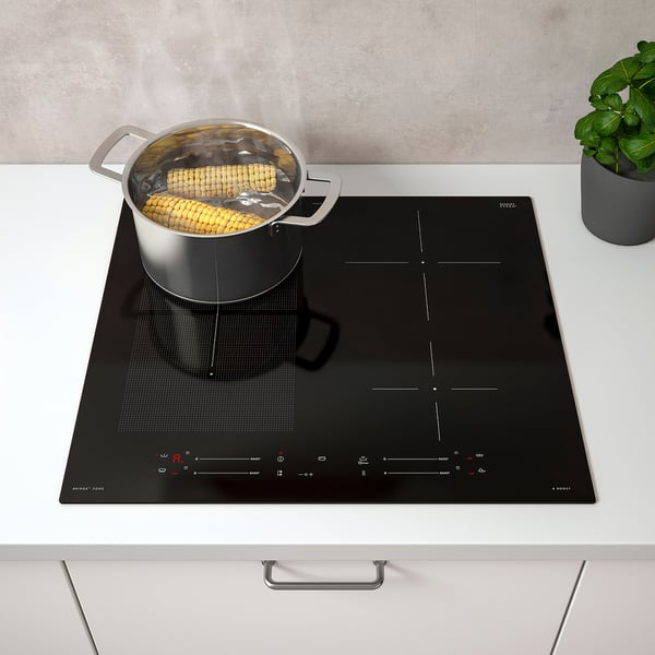 SMAKLIG induction hob, IKEA 500 black, 59 cm