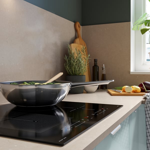 SMAKLIG induction hob, IKEA 500 black, 59 cm