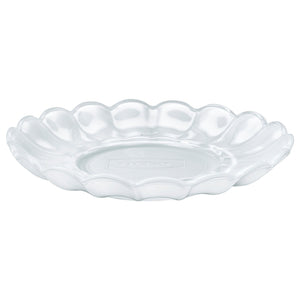SMÅNÄCKROS candle dish, white, 14 cm
