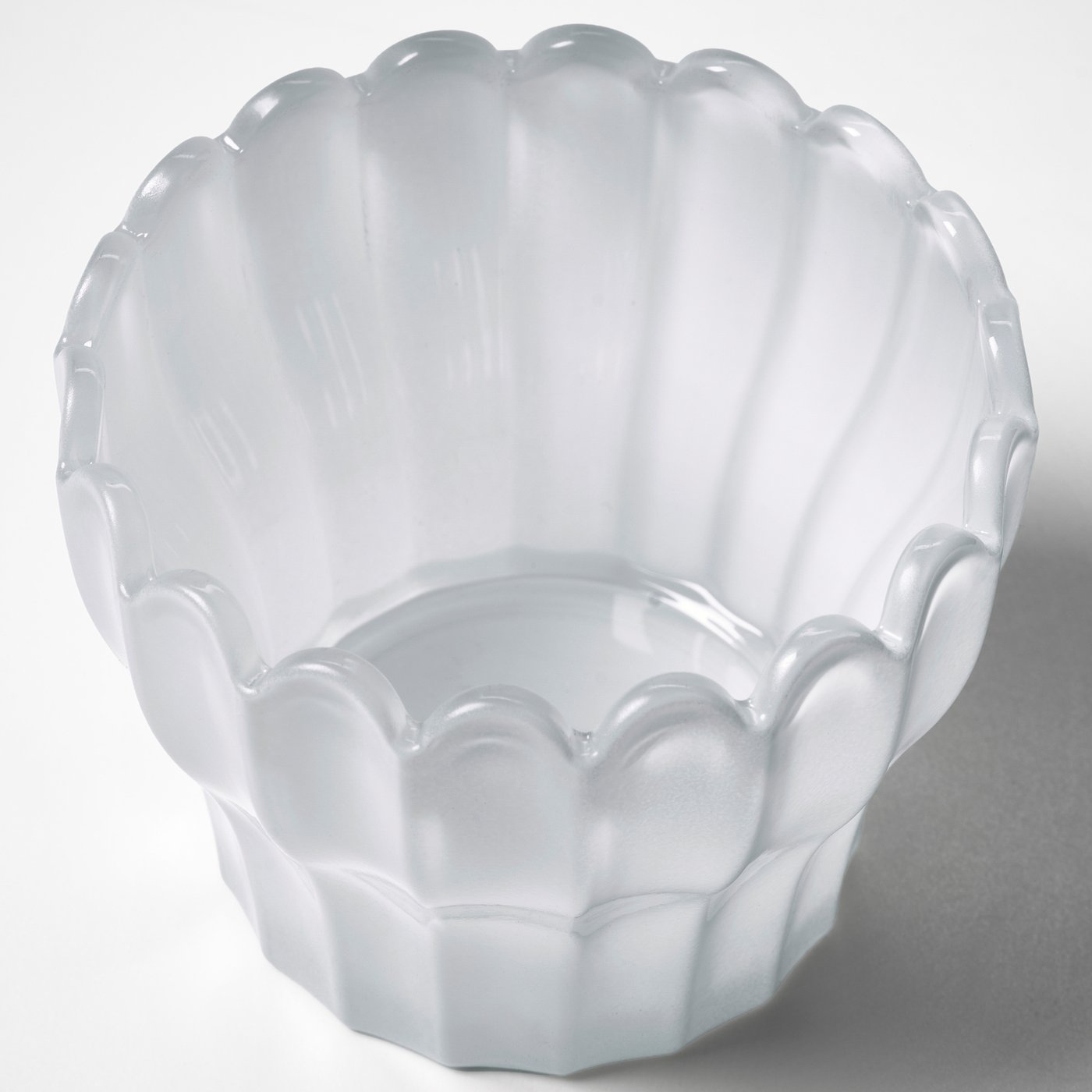 SMÅNÄCKROS tealight holder, white, 6 cm