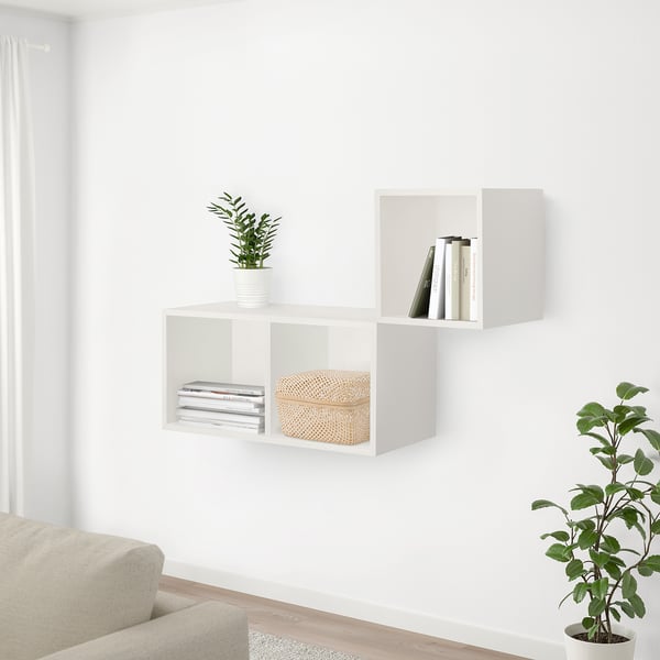SMARRA box with lid, natural, 30x30x23 cm