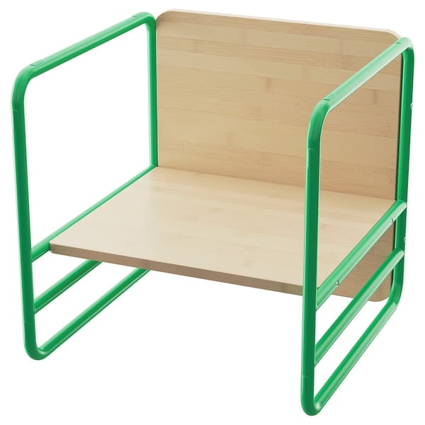 Ikea SMÅSKRAKE - Multi-functional child chair/table, green