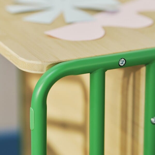 Ikea SMÅSKRAKE - Multi-functional child chair/table, green