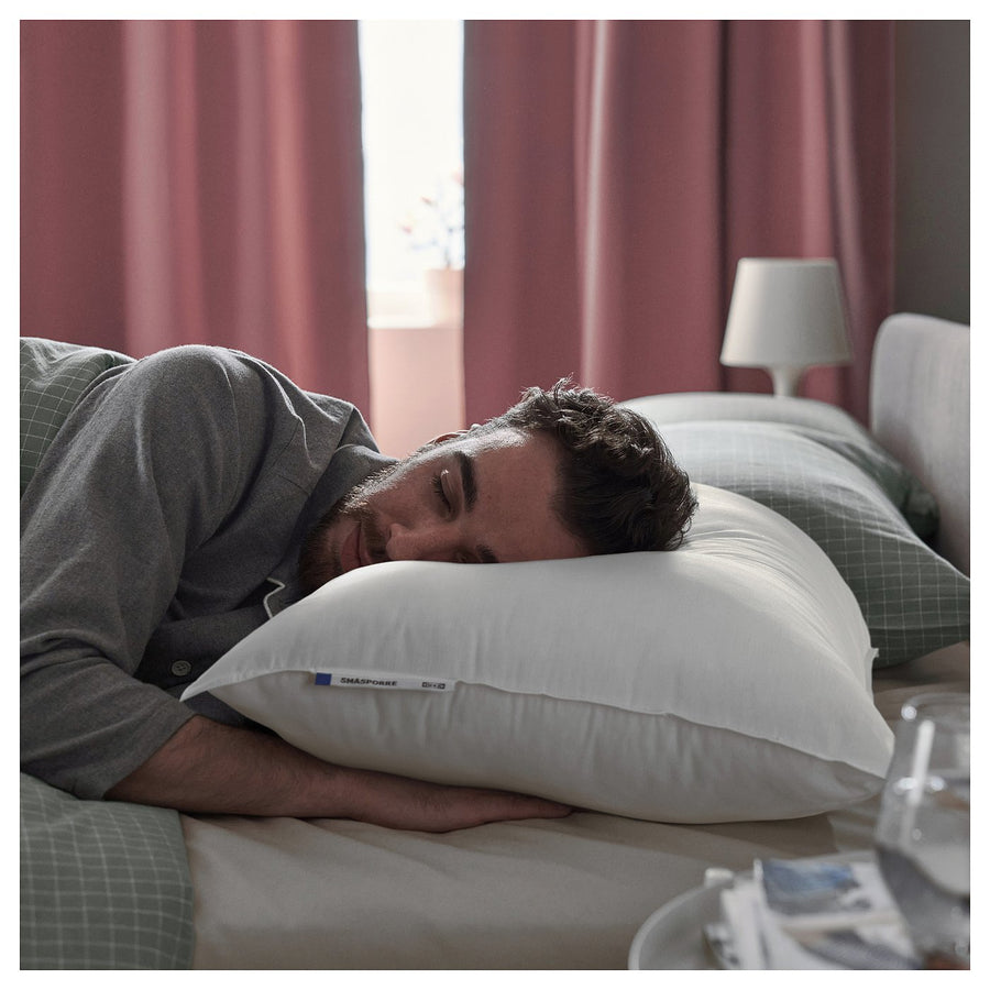 SMÅSPORRE pillow, high, 50x80 cm
