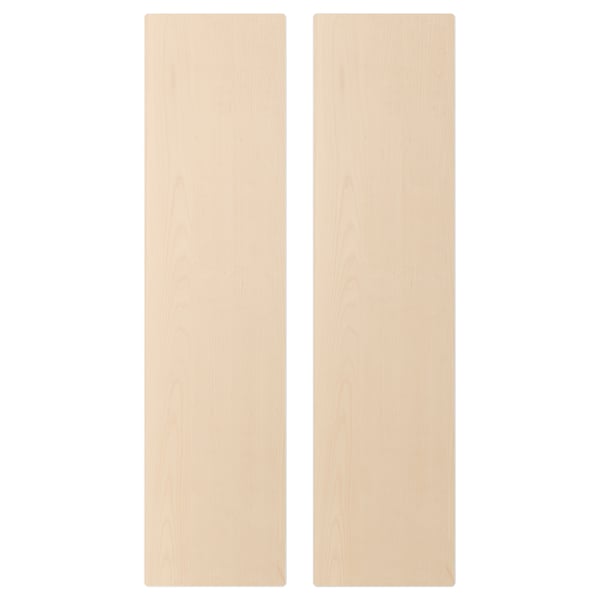 SMÅSTAD door, birch effect, 30.0x120.0 cm, 2 pack