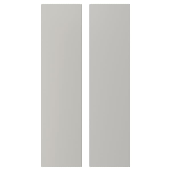 SMÅSTAD door, grey, 30.0x120.0 cm, 2 pack