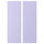 SMÅSTAD - Door, pale lilac, 30x90 cm