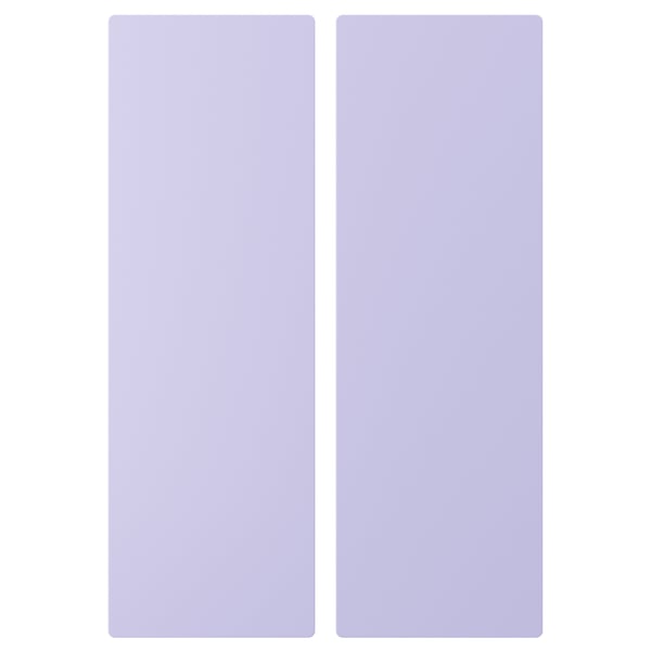 SMÅSTAD door, pale lilac, 30x90 cm, 2 pack