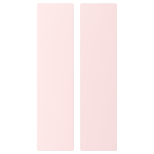 SMÅSTAD door, pale pink, 30x120 cm, 2 pack